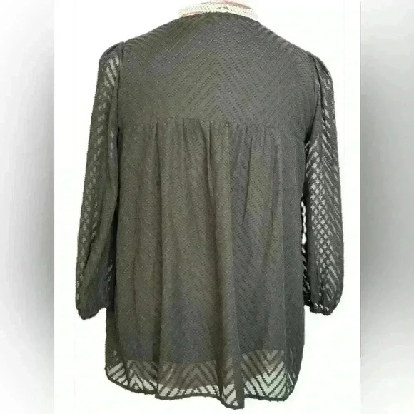 Jodifl Babydoll Black Blouse(32) - Picture 3 of 9